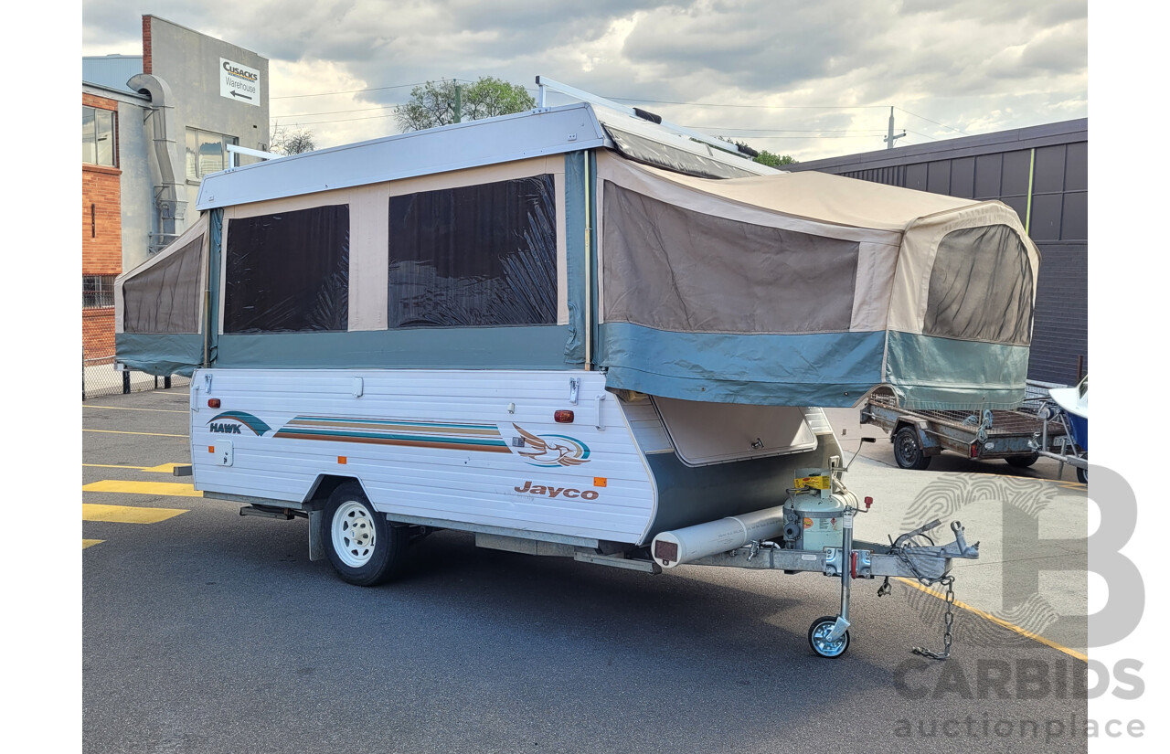 12/2003 Jayco Hawk Caravan Trailer - White