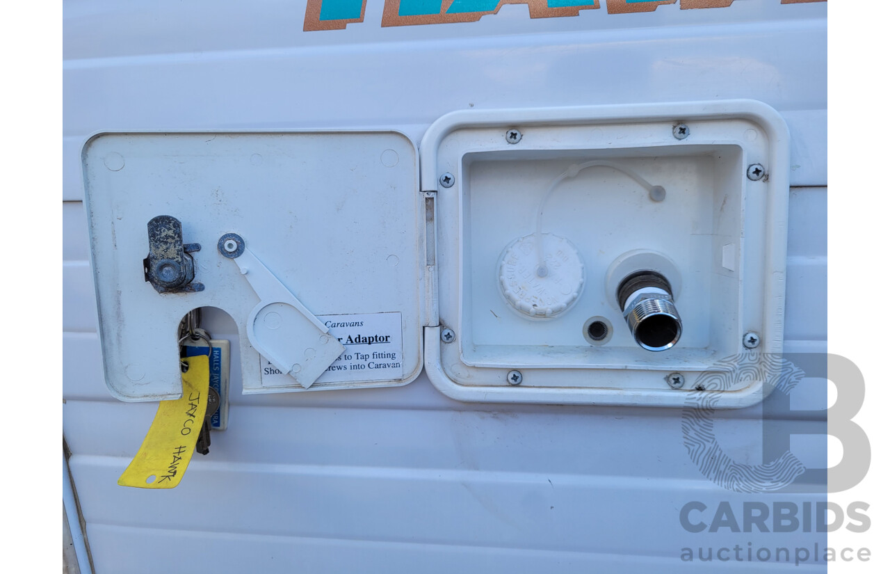 12/2003 Jayco Hawk Caravan Trailer - White