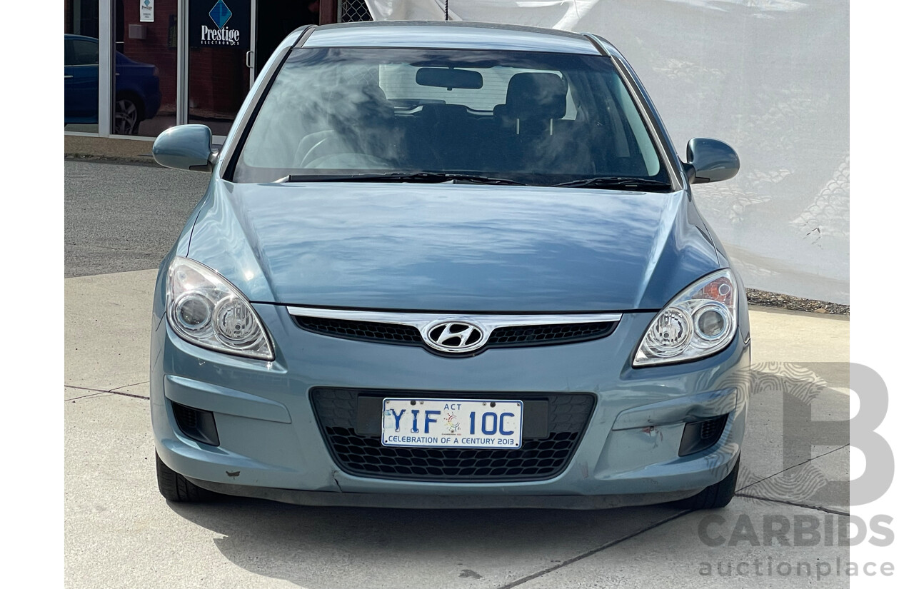 4/2009 Hyundai i30 SX 1.6 CRDi FD MY09 5d Hatchback Blue 1.6L