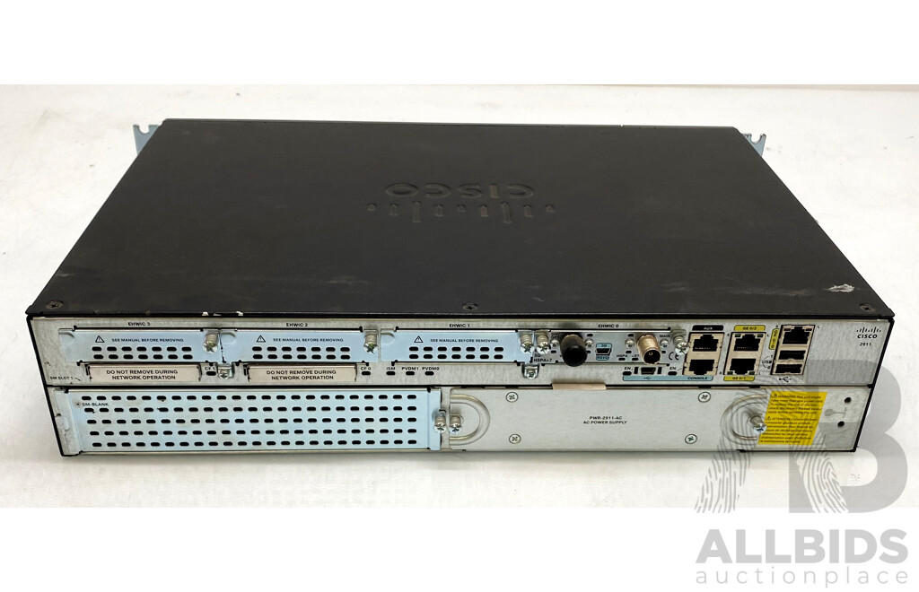 Cisco (CISCO2911/K9) 2900 Series Integrated Services Router