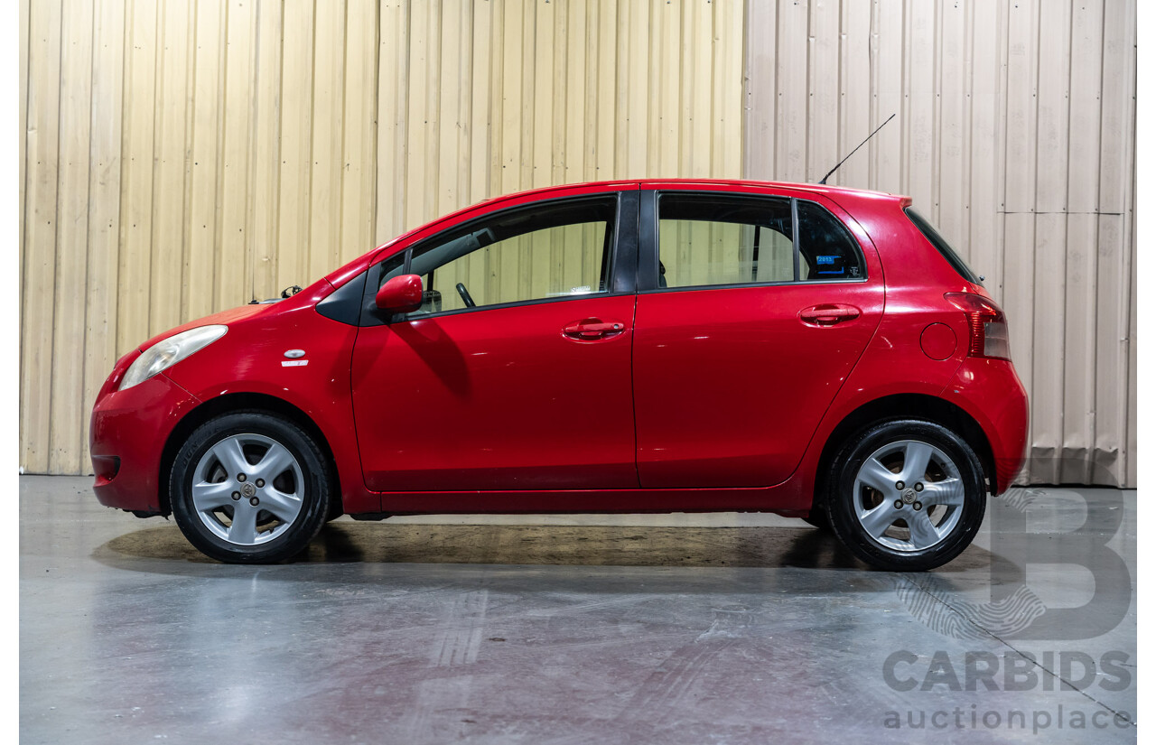 4/2008 Toyota Yaris Rush NCP90R 5d Hatchback Red 1.3L