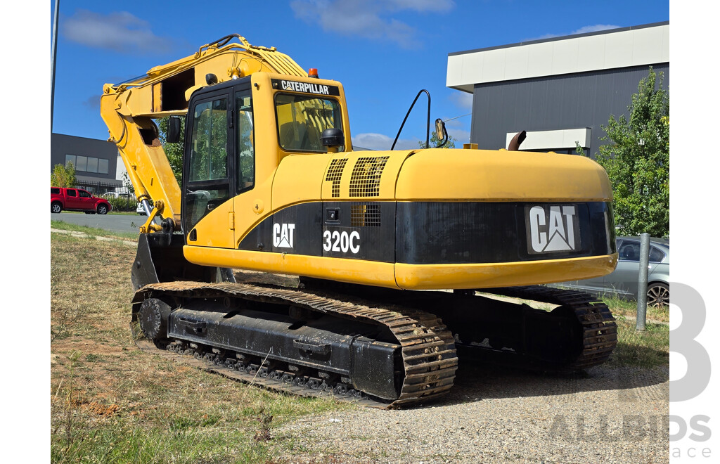 2006 Caterpillar (CAT) 320C 20 Tonne Crawler Hydraulic Excavator Turbo Diesel 138hp - Grey Import