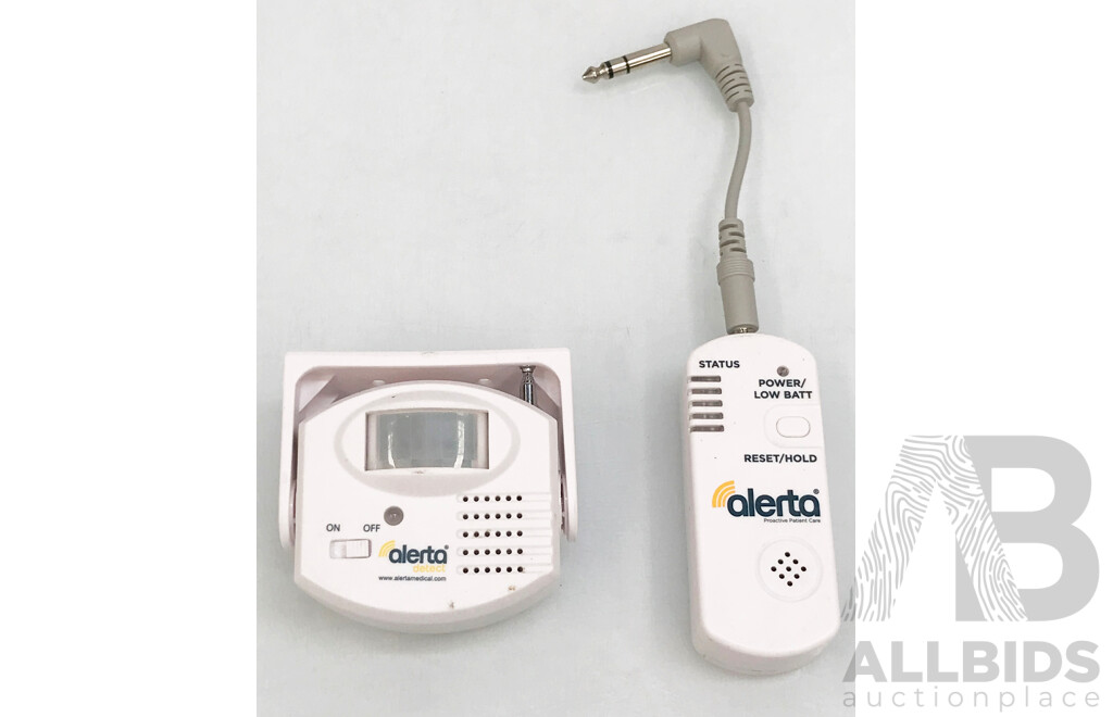 Alerta Medical Wireless Detect Motion Sensor and Wall Point Receiver