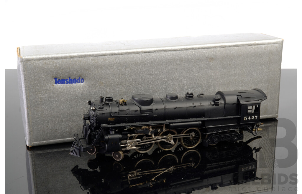 Vintage Tenshodo HO Scale 4-6-4 Steam Locomotive 5427, Made in Japan