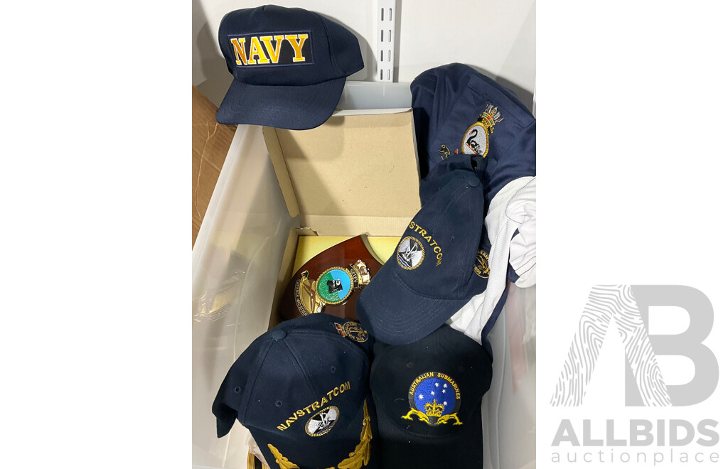 Good Lot of Navy Uniform Pieces and Accessories