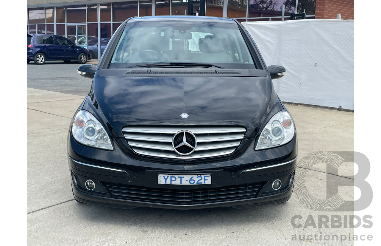 3/2008 Mercedes-Benz B200  245 08 UPGRADE 5d Hatchback Black 2.0L