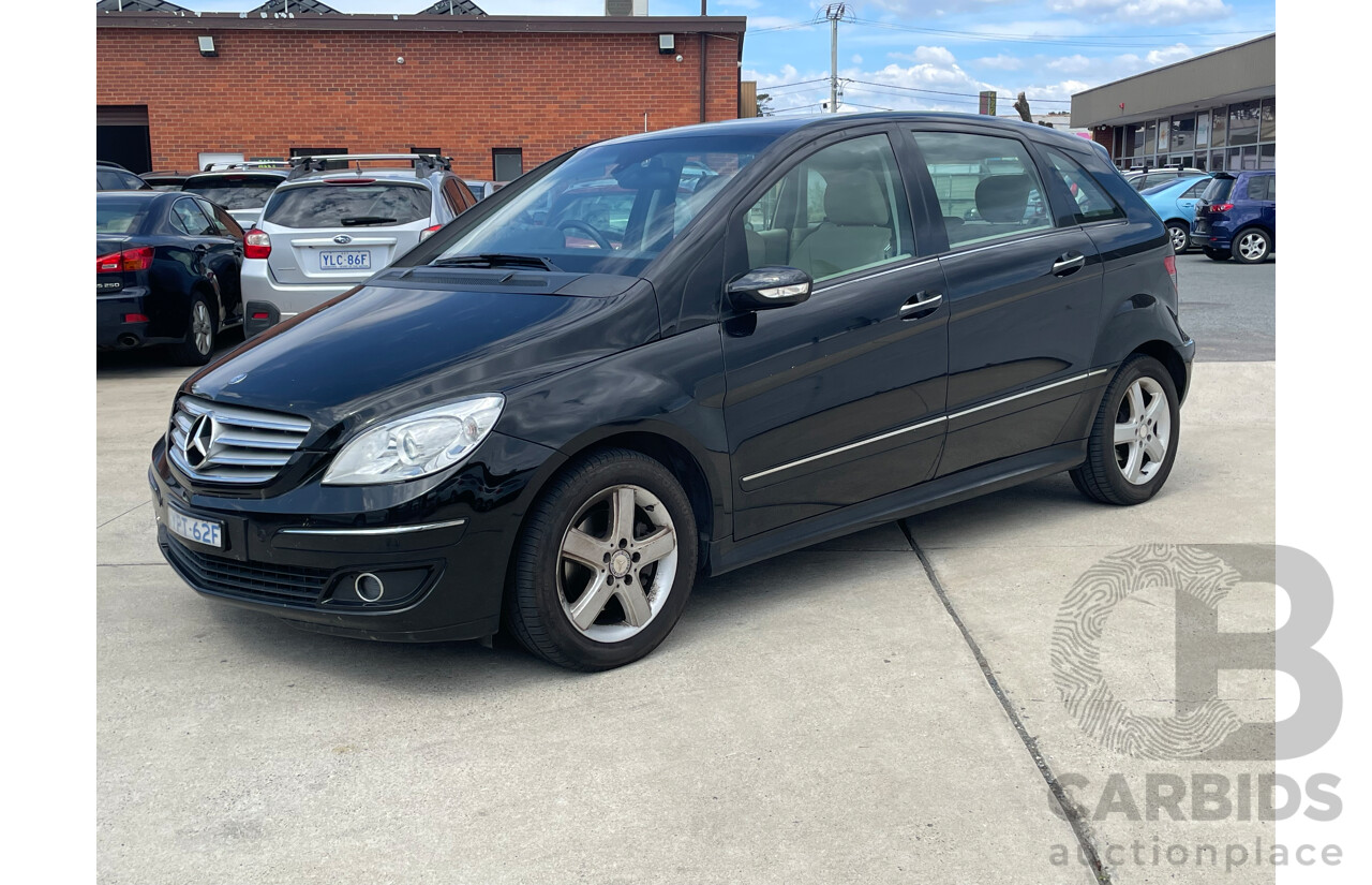 3/2008 Mercedes-Benz B200  245 08 UPGRADE 5d Hatchback Black 2.0L