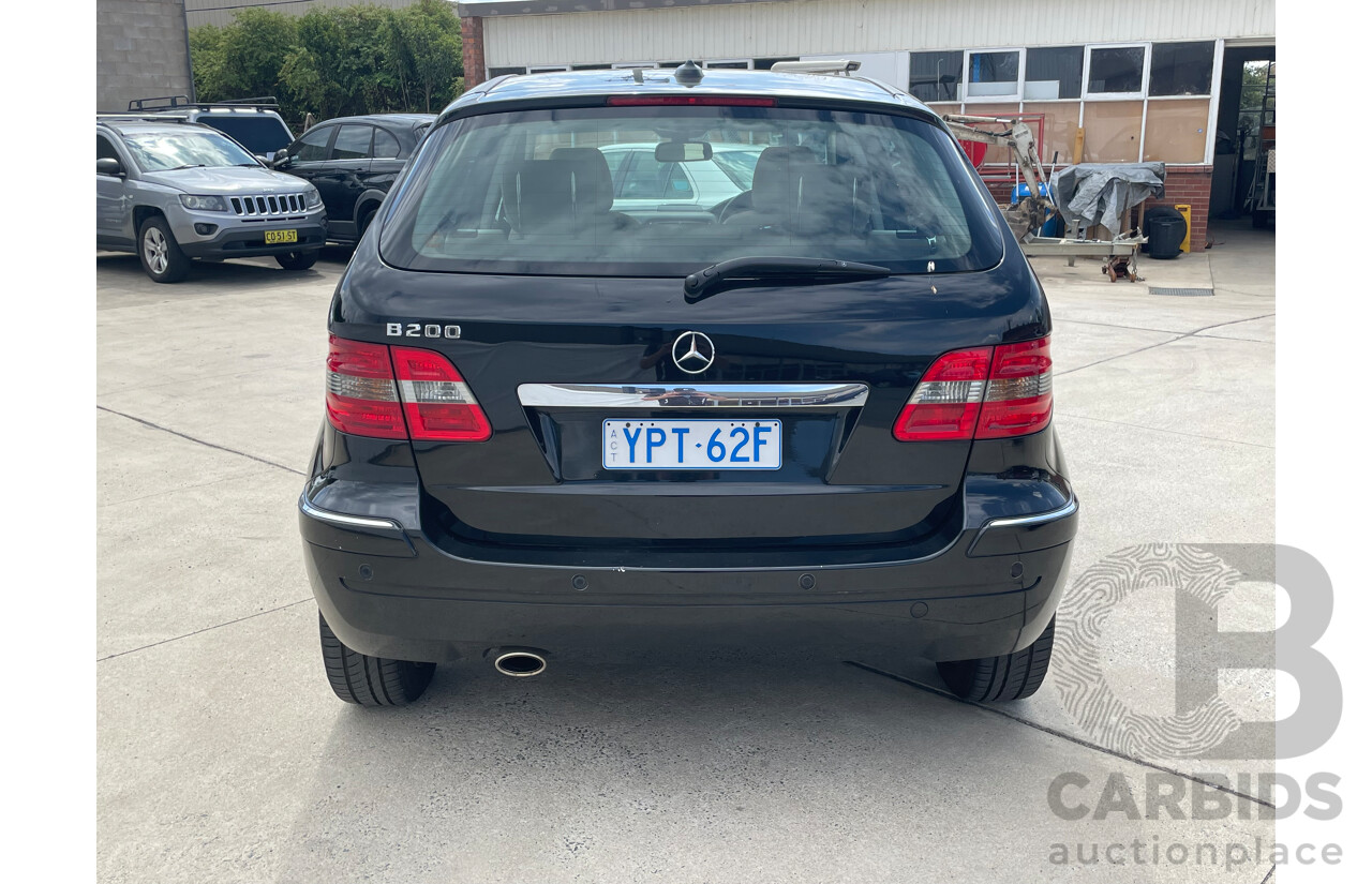 3/2008 Mercedes-Benz B200  245 08 UPGRADE 5d Hatchback Black 2.0L