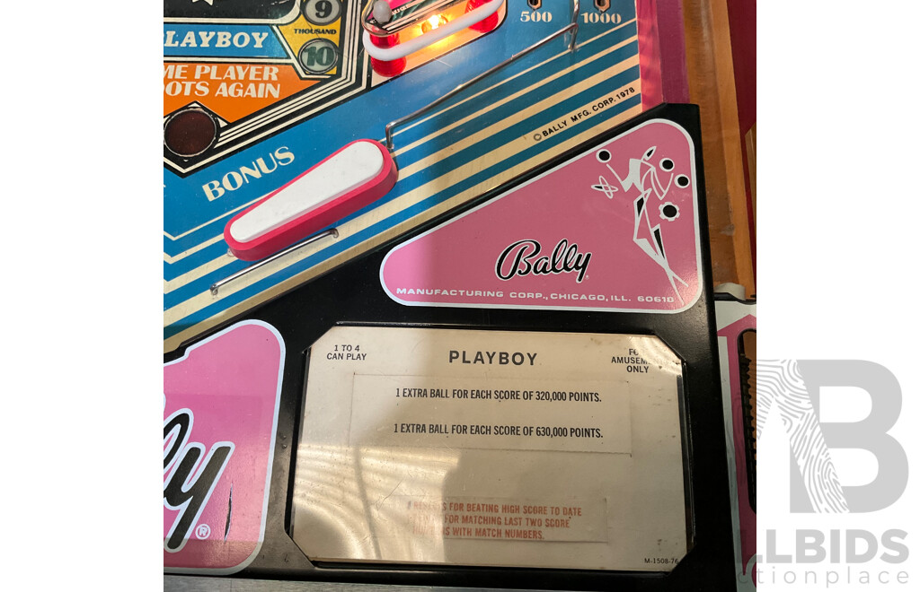 PLAYBOY 1978 (Bally) Pinball Machine