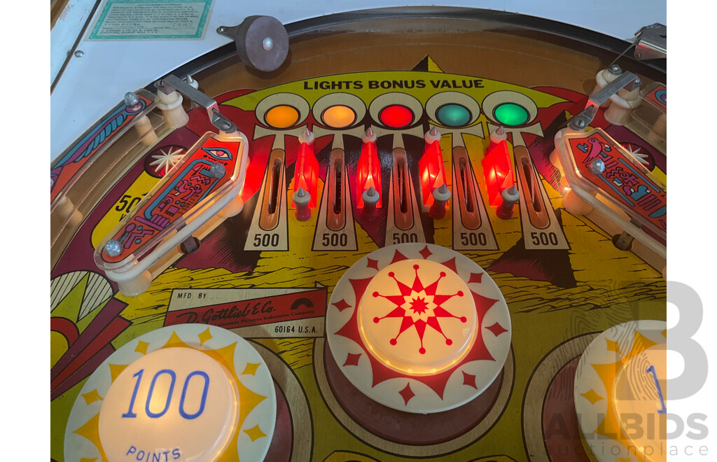 CLEOPATRA 1977 (Gottlieb) Pinball Machine