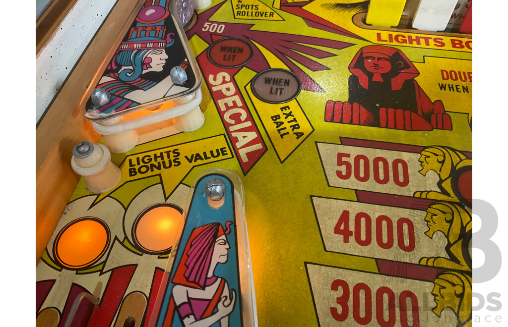 CLEOPATRA 1977 (Gottlieb) Pinball Machine