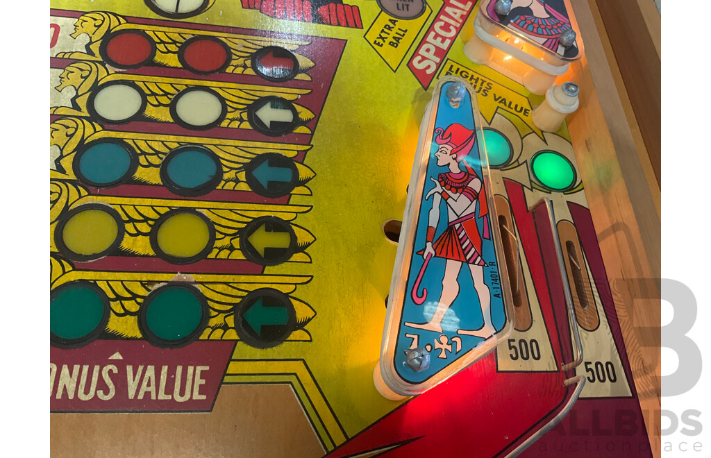 CLEOPATRA 1977 (Gottlieb) Pinball Machine