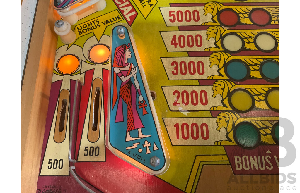 CLEOPATRA 1977 (Gottlieb) Pinball Machine