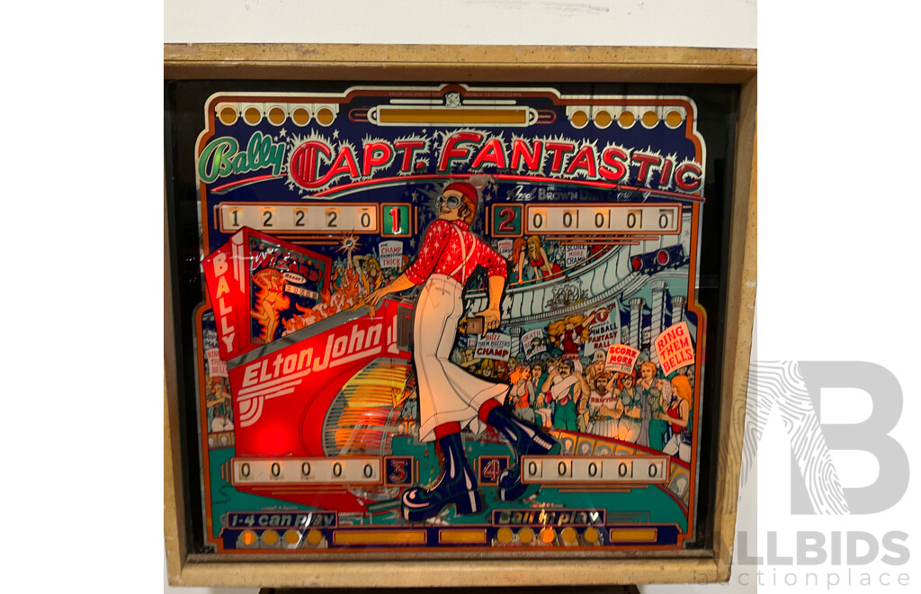 Captain Fantastic 1976 (Bally) Pinball Machine