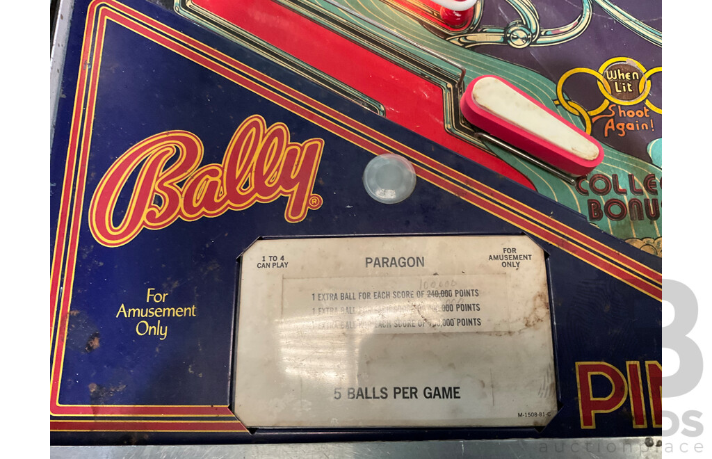 Future Spa 1979 (Bally) Pinball Machine