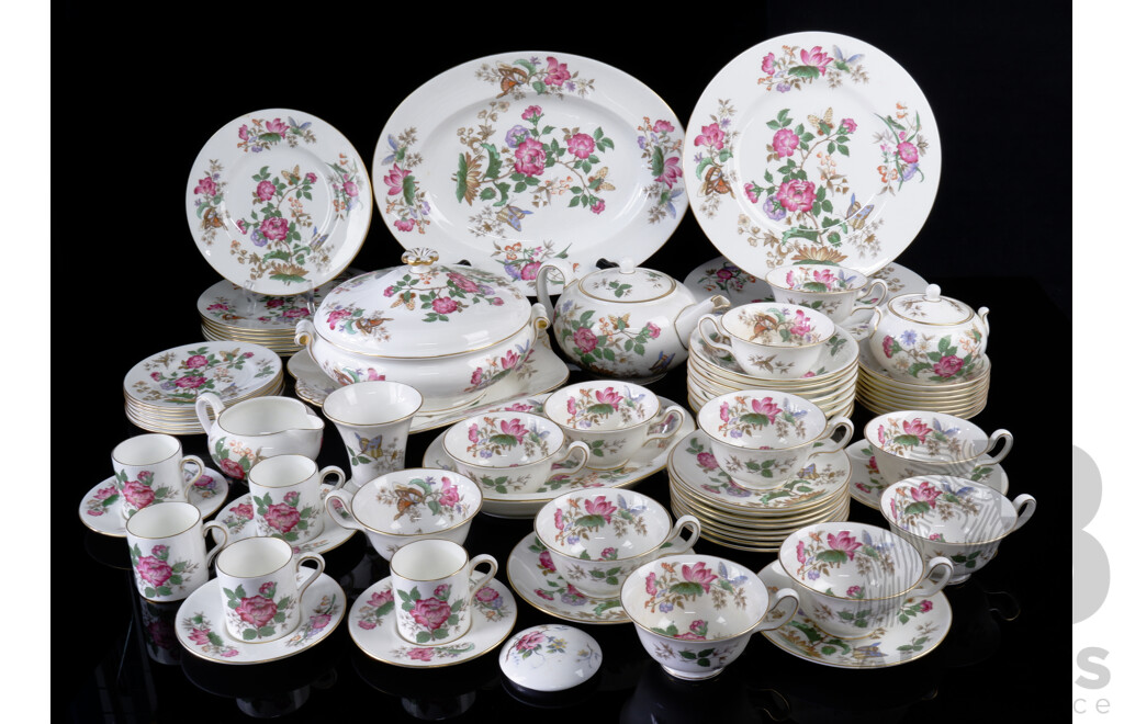 Wedgwood Porcelain 78 Piece Dinner Service in Charnwood Pattern