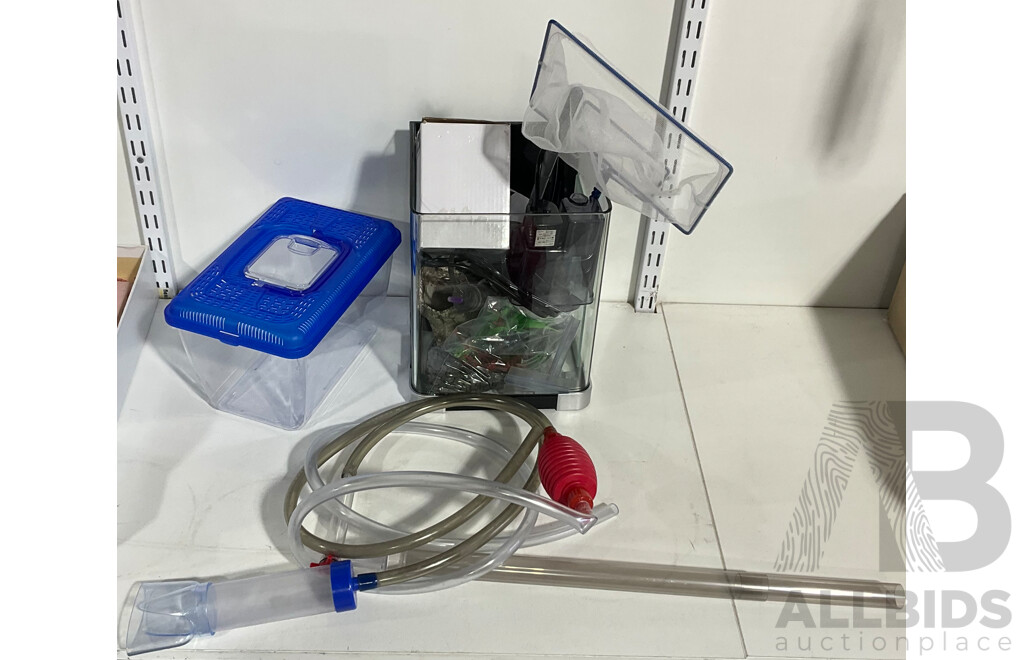 Complete Aqua One Fish Tank with Pump, Heater and Accessories