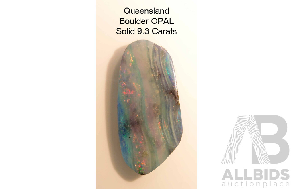 Queensland Solid Boulder OPAL - Full Face