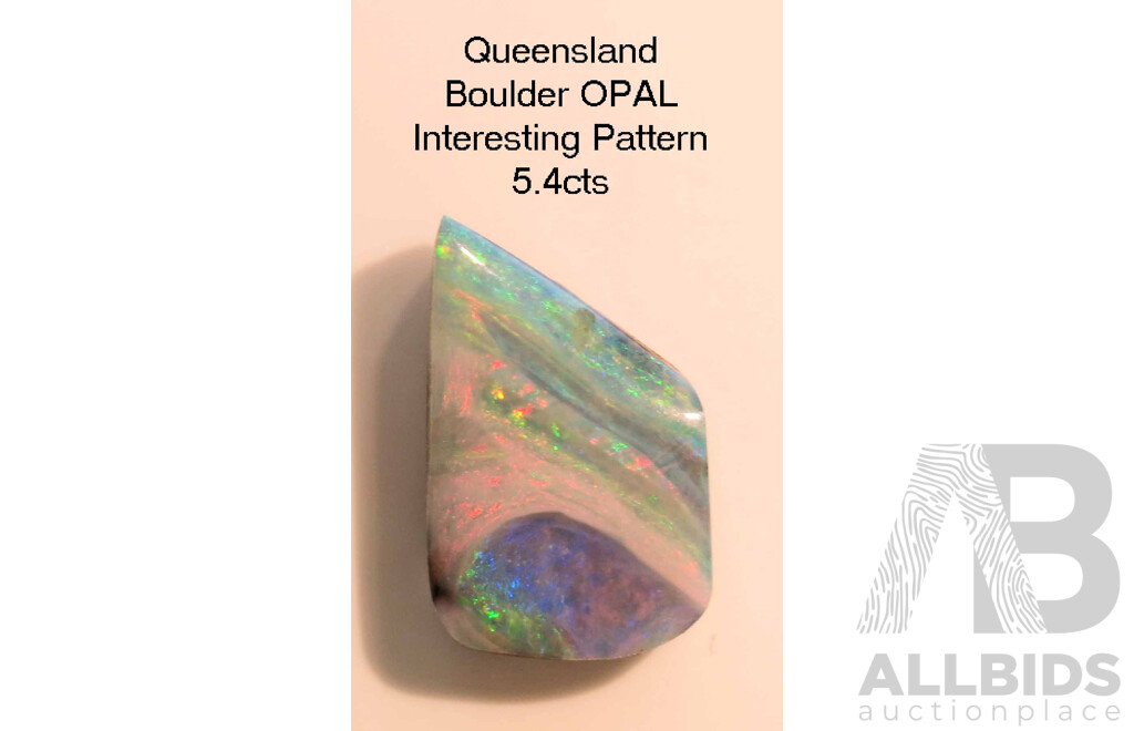 Queensland Solid Boulder OPAL - Full Face