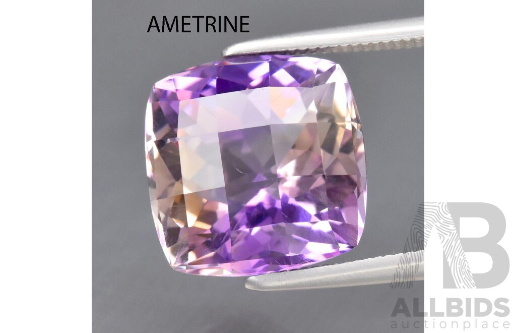 Natural AMETRINE - Amethyst & Citrine