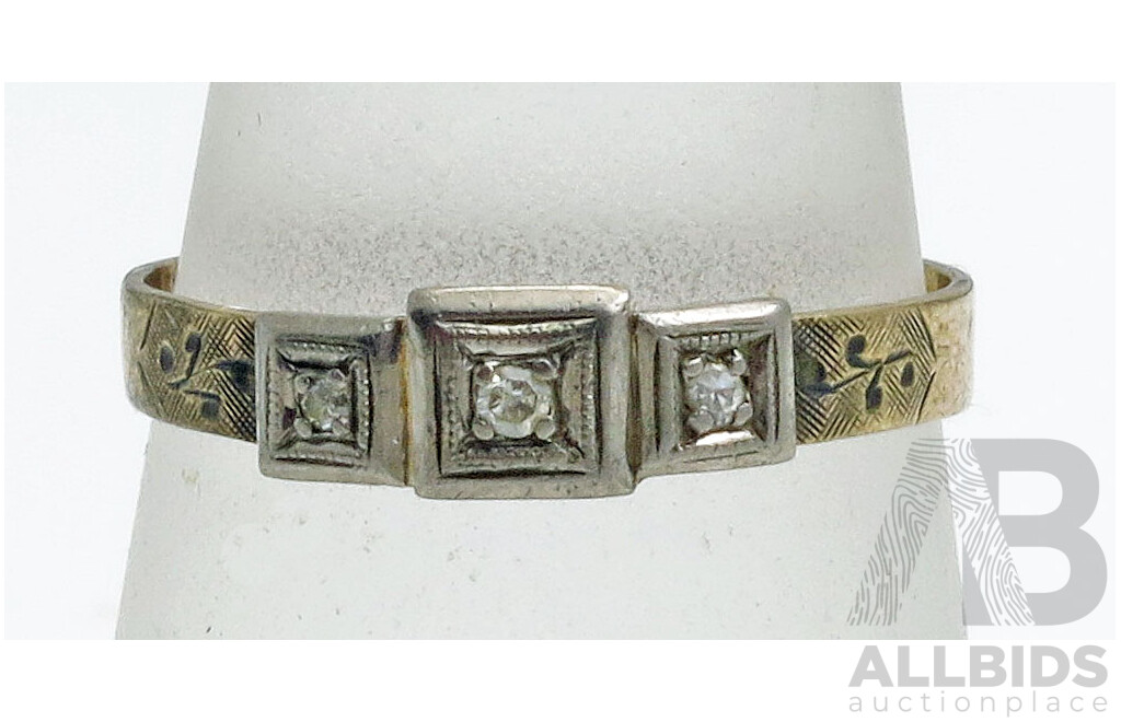 Vintage German-made Diamond Ring