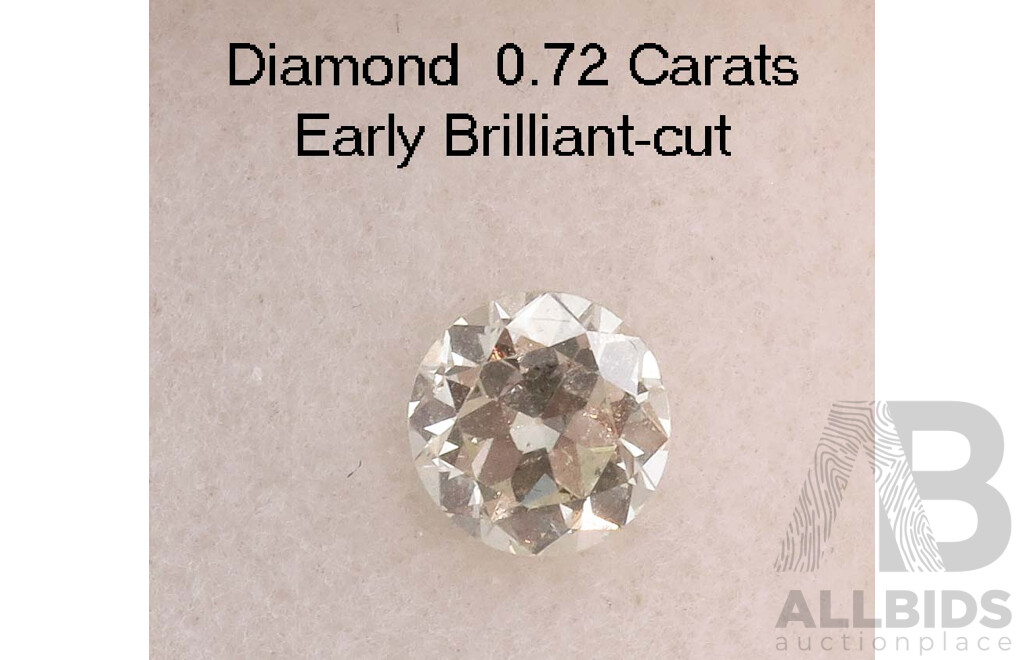 Unset Diamond - Natural - 0.72 Carats