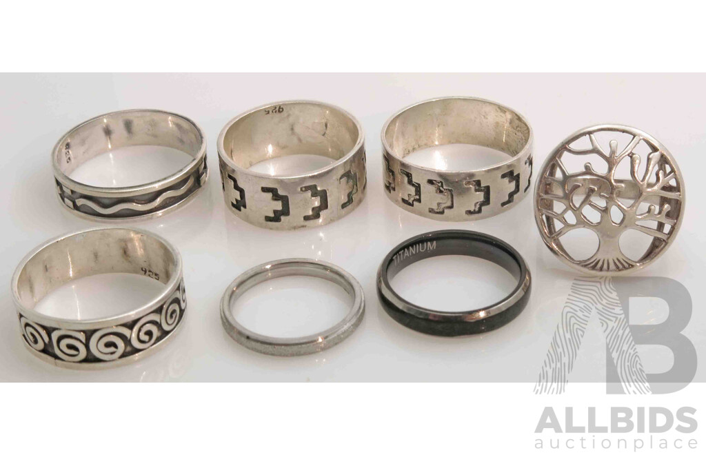 Clearance Collection of 7 Rings