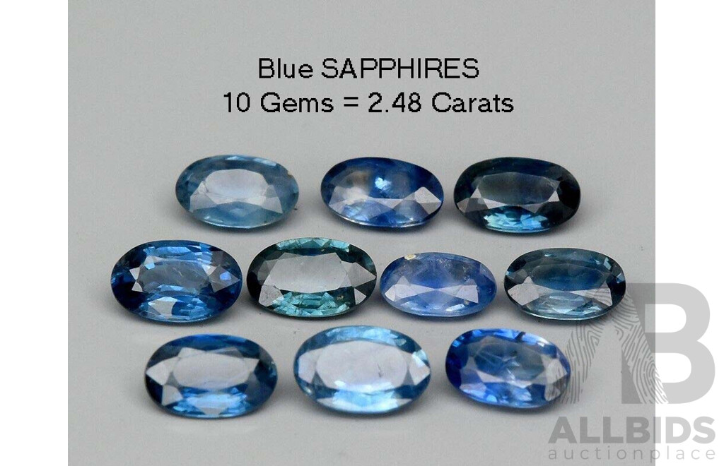 Collection of 10 SAPPHIRES