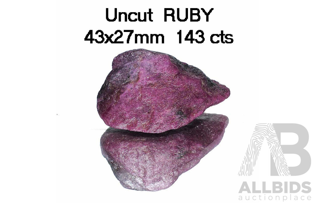 Very Large Natural RUBY - uncut