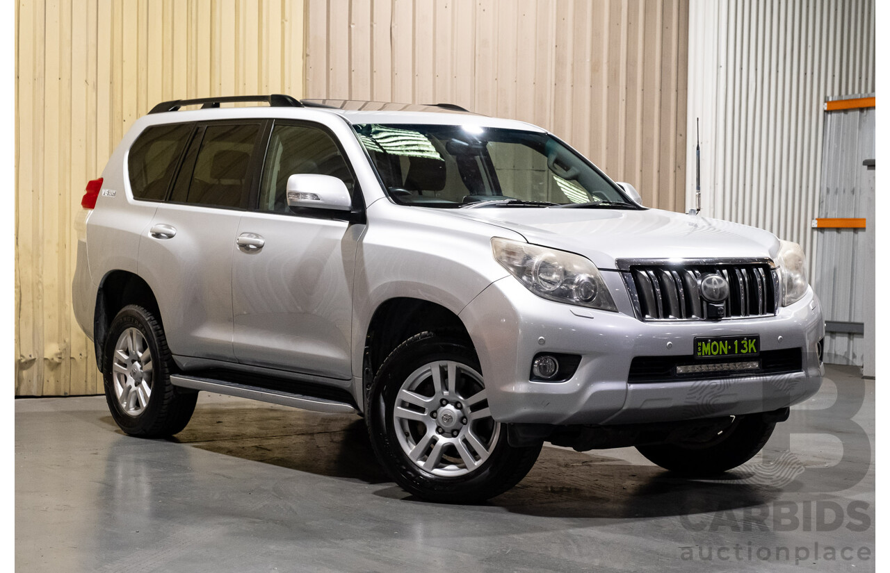 9/2009 Toyota Landcruiser Prado Kakadu (4x4) GRJ150R 4d Wagon Silver V6 4.0L