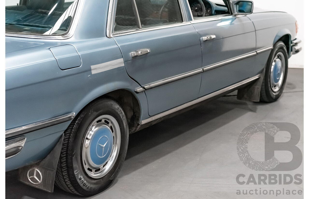 1/1973 Mercedes Benz 450SE 4d Sedan Metallic Blue V8 4.5L