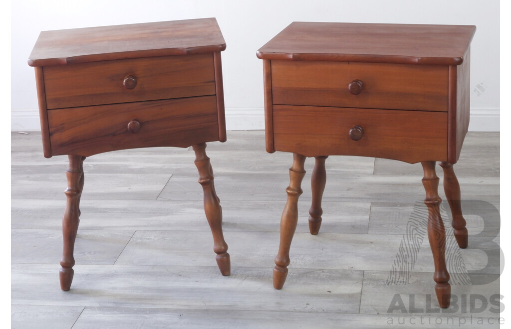 Pair of Vintage Bedside Tables by Kenray Furniture