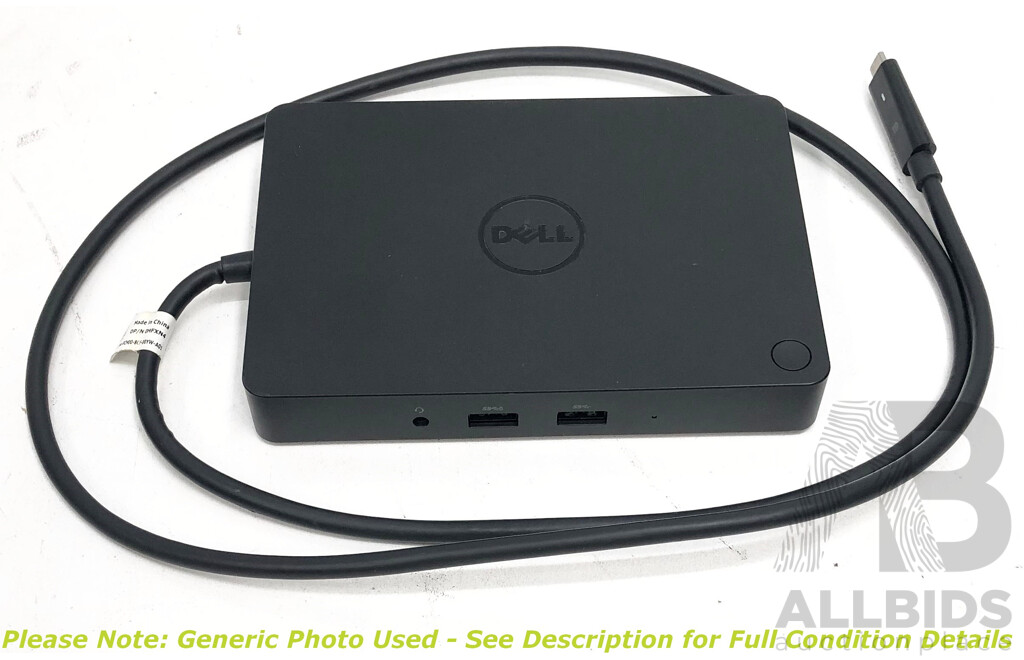 Dell (WD15) USB-C Docking Station w/ Power Supply