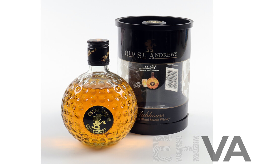 Old St Andrews Clubhouse Premium Blend Scotch Whisky, 500ml Bottle in Original Wrapper