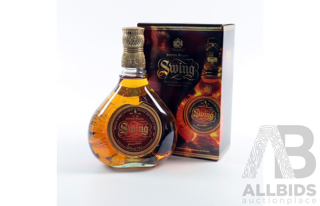 Johnnie Walker Swing Decanter Scotch Whisky, 750ml Bottle in Original Box