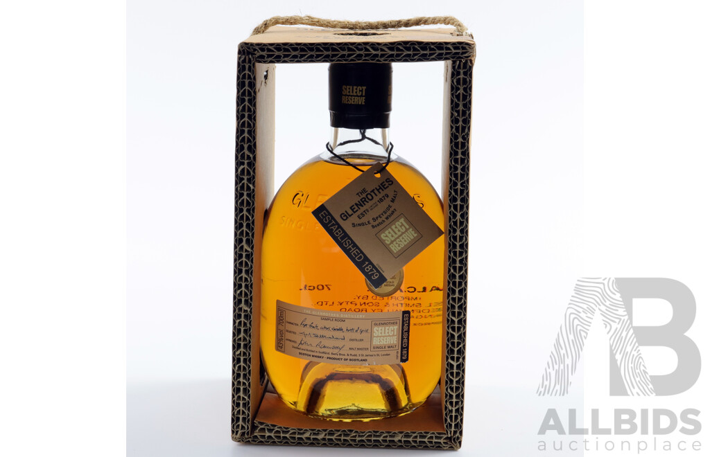 Glenrothers Single Speyside Malt Scotch Whisky, 700ml Bottle in Original Wrapper