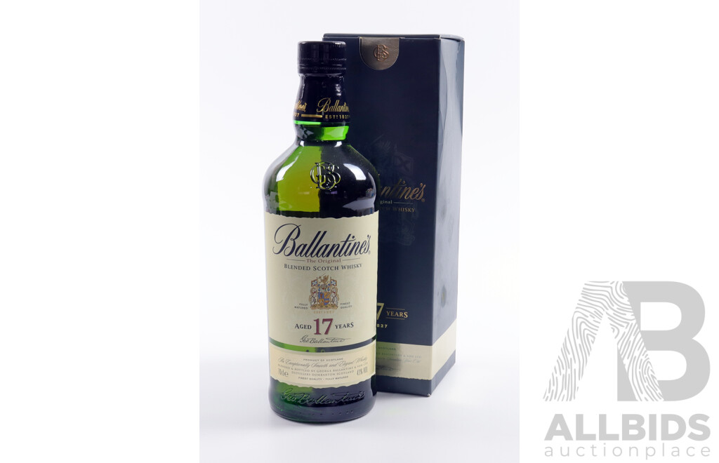 Ballantines Whisky 17 Year Old  Blended Scotch Whisky, 700ml Bottle in Original Box
