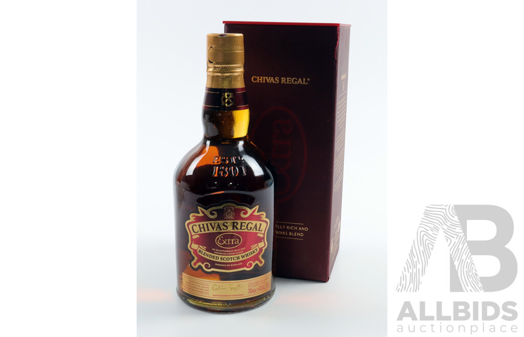Chivas Regal Extra Blended Scotch Whisky, 700ml Bottle in Original Box