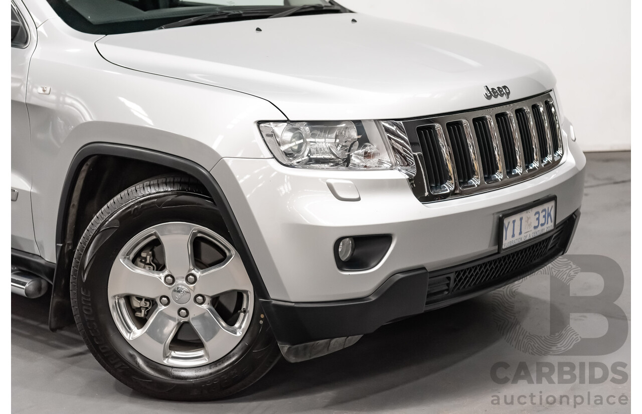 10/2012 Jeep Grand Cherokee Laredo (4x4) WK MY12 4d Wagon Silver V6 3.6L