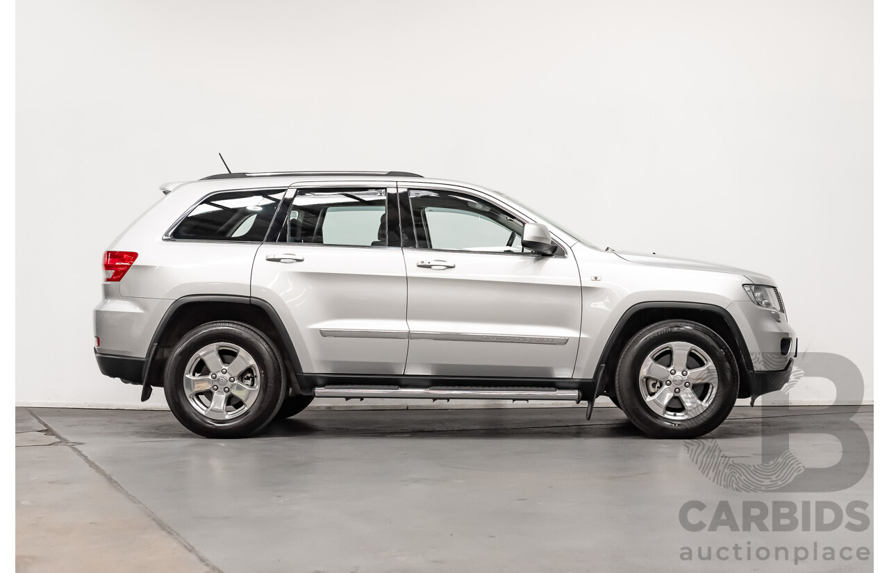 10/2012 Jeep Grand Cherokee Laredo (4x4) WK MY12 4d Wagon Silver V6 3.6L