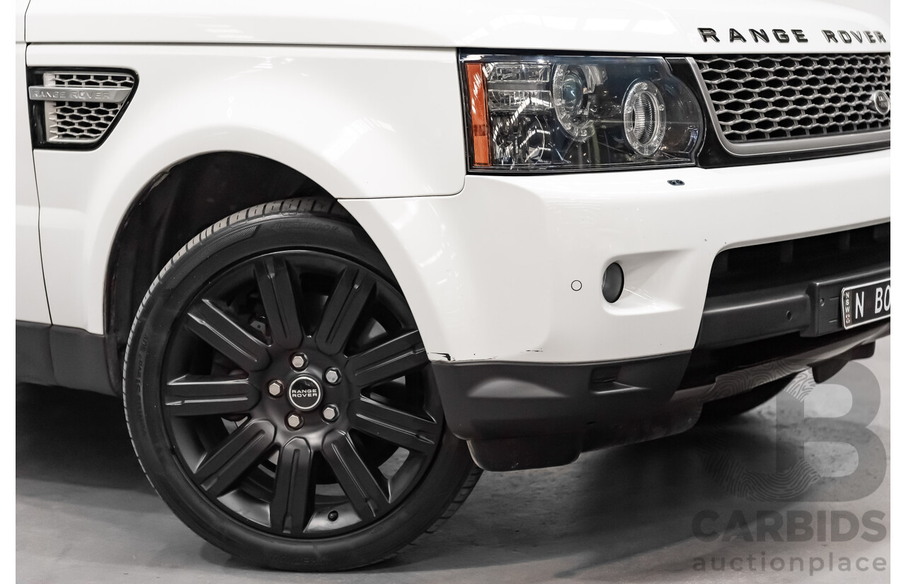 2/2012 Range Rover Sport 3.0 SDV6 Autobiography (4x4) MY12 4d Wagon White Turbo Diesel 3.0L