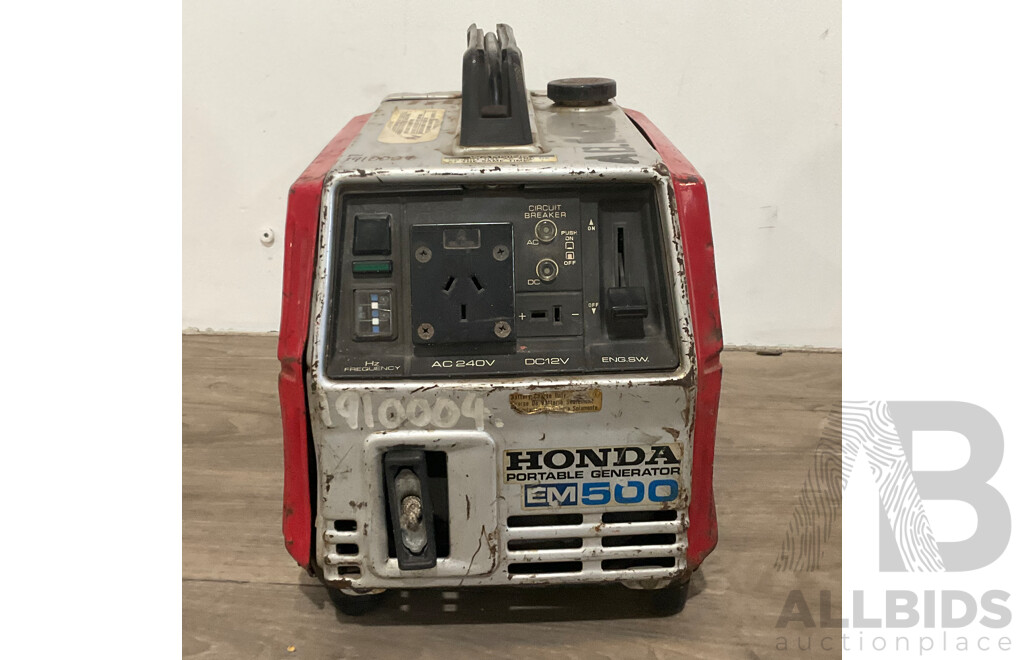 HONDA EM500 Portable Generator - ORP $1,999.00