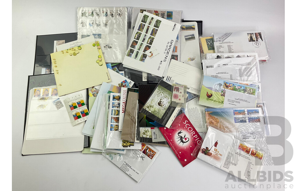 Collection of Australian First Day Covers and Stamp Blocks Spanning 1988-1992, Face Value of First Day Covers Over $240