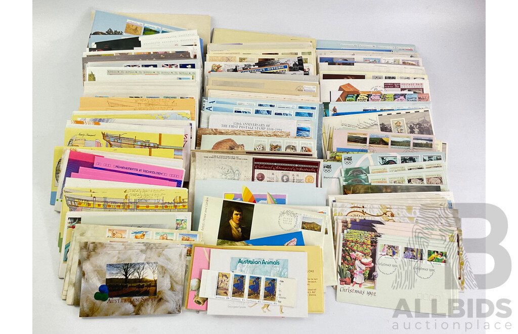 Collection of Australian Stamp Packs, First Day Covers and Mini Sheets Includes 2000 Olympic Gold Medallist First Day Covers Collection