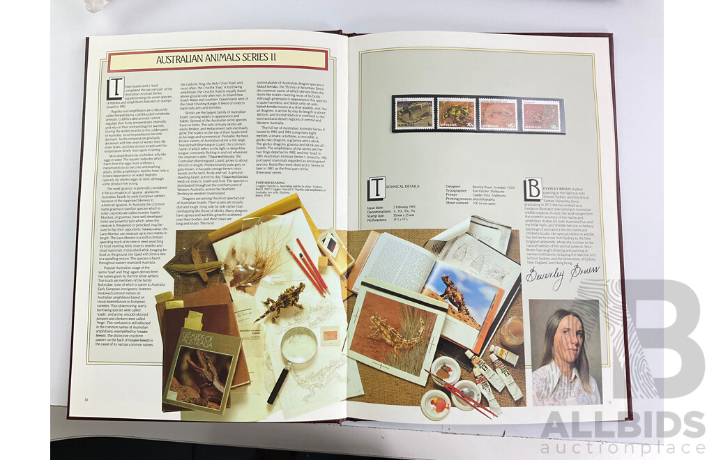 Australian Stamp Albums - The Collection Years 1981, 1982, 1983