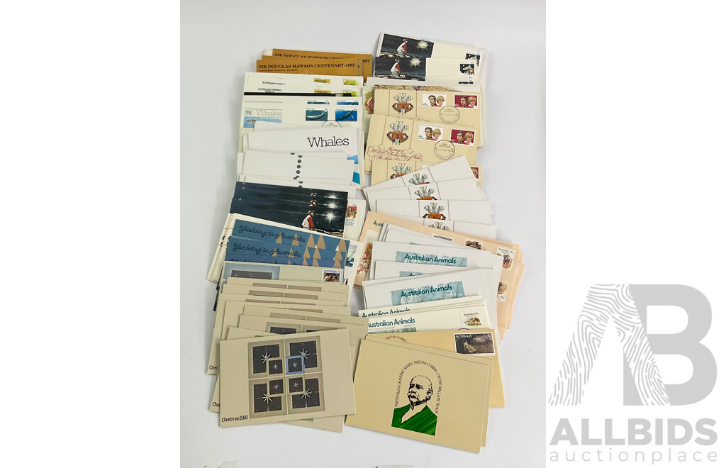 Collection of Australian First Day Covers, Examples From 1980, 1981, 1982, Includes Some Stamp Packs