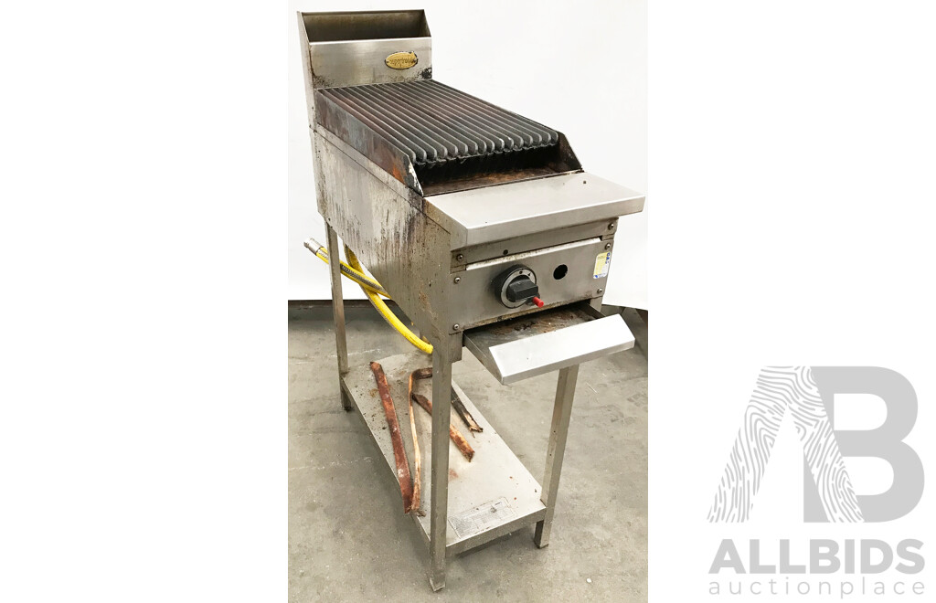 Supertron 900 Natural Gas 300mm Char Grill with Stand
