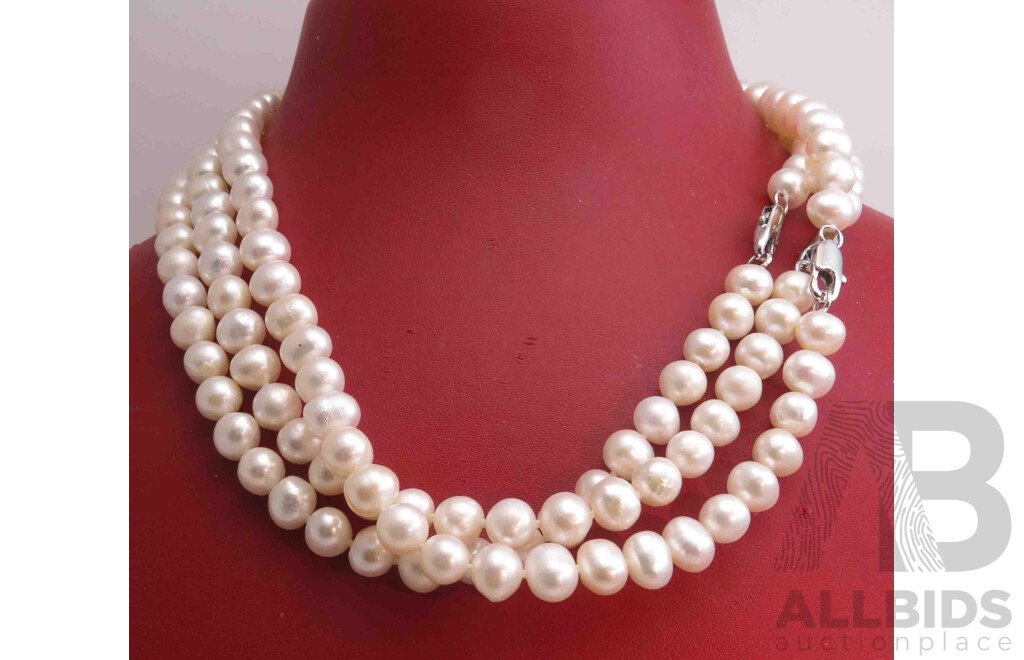 Set of 3 Freshwater Pearl Necklaces