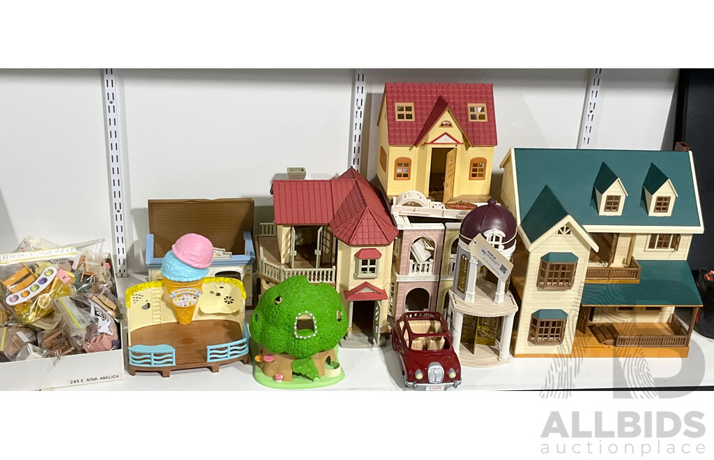 Large Collection of Sylvanian Families Playsets