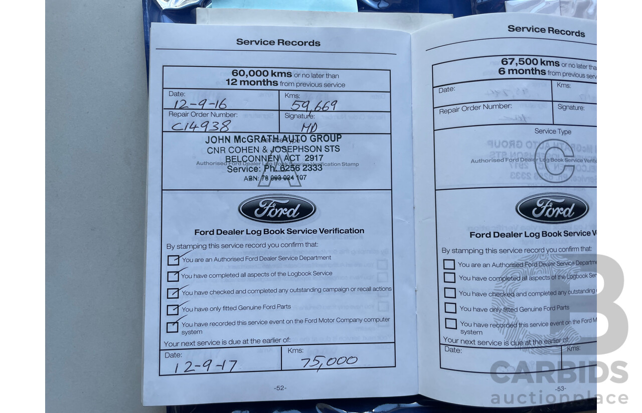 5/2014 Ford Territory TX (rwd) SZ 4d Wagon White 2.7L
